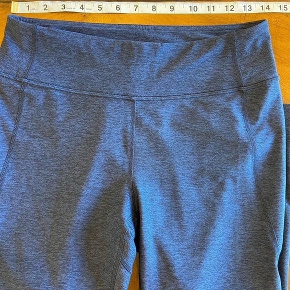 Outdoor Voices Warmup Legging Navy Blue Heathered Full Length Yoga L Large - Picture 8 of 11